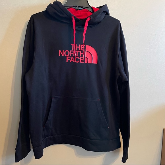 The North Face Other - The North Face Hooded Sweatshirt Men’s XL Black & Red